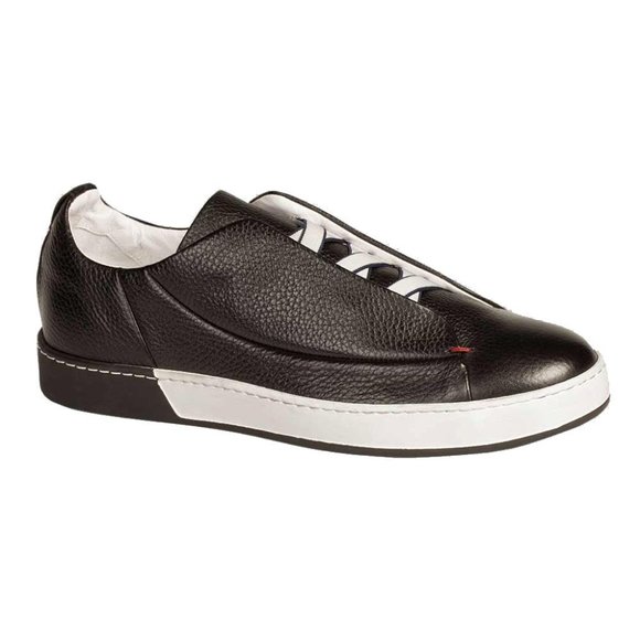 Bacco Bucci Other - Bacco Bucci "Pinto" Black Genuine Calfskin Sneakers 6366-35 Fit 11.5/12 Mens